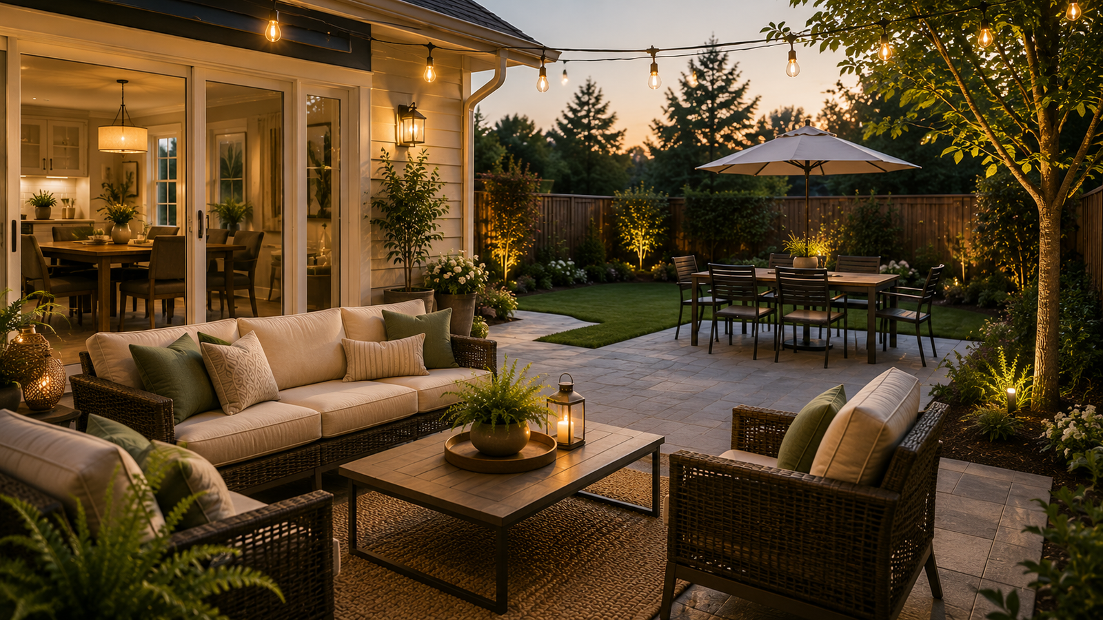 pic showing the patio depicting outdoor living in a luxurious independent living home